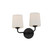 Bristol Two Light Wall Sconce in Anthracite (16|12092SWAR)
