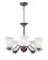 Vital Five Light Chandelier in Oil Rubbed Bronze (16|12075FTOI)