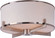 Nexus Three Light Flush Mount in Satin Nickel (16|12050WTSN)