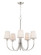 Shelter Five Light Chandelier in Satin Nickel (16|11825SWSN)