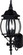 Crown Hill Three Light Outdoor Wall Lantern in Black (16|1033BK)
