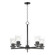 Corona Five Light Chandelier in Black (16|10205CLBK)