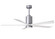 Patricia-5 60'' Ceiling Fan in Brushed Nickel (101|PA5-BN-MWH-60)