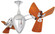 Ar Ruthiane 48''Ceiling Fan in Polished Chrome (101|AR-CR-WD)
