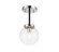 Maru One Light Flush Mount in Chrome (423|X72301CHCL)