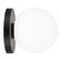Cosmo One Light Wall Sconce/Ceiling Mount in Black (423|WX06001BKOP)