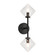 Novo Two Light Wall Sconce in Black (423|W81742BKCL)