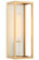 Shadowbox One Light Wall Sconce in White + Aged Gold Brass (423|S15141WHAG)