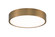 Plato LED Flush Mount in Aged Gold Brass (423|M13701AG)