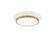 Jaxx One Light Ceiling Mount in White / Aged Gold Brass (423|M11201WHAG)