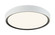 Alamus LED Ceiling Mount in Aged Gold Brass / White (423|M10602WHBK)