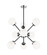 Maru Nine Light Chandelier in Chrome (423|C72309CHOP)