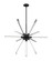 Asterisk Three Light Pendant in Matte Black / Chrome (423|C66813MBCH)