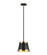 Caske One Light Pendant in Black (423|C62901BKAG)