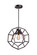 Geometry Series Three Light Pendant in Rusty Black (423|C54603RB)