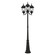 Hamilton Three Light Outdoor Post Mount in Textured Black (107|7553-14)