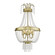 Valentina Three Light Wall Sconce in Hand Applied Winter Gold (107|51874-28)