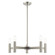 Copenhagen Five Light Chandelier in Brushed Nickel w/ Bronzes (107|51135-91)