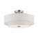 Meridian Three Light Semi-Flush Mount in Brushed Nickel (107|51084-91)