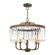 Ashton Five Light Chandelier/Ceiling Mount in Hand Applied Palacial Bronze (107|50545-64)