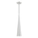 Noho One Light Pendant in Brushed Aluminum w/Polished Chrome (107|49631-66)