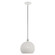 Dublin One Light Pendant in White w/ Brushed Nickels (107|49100-03)