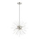 Uptown Six Light Chandelier in Brushed Nickel (107|48824-91)