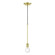 Lansdale One Light Pendant in Satin Brass (107|47161-12)