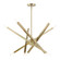 Monaco Ten Light Chandelier in Antique Brass (107|46986-01)