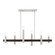 Helsinki Six Light Chandelier in Brushed Nickel w/ Bronzes (107|46866-91)