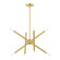 Soho Eight Light Chandelier in Satin Brass (107|46774-12)