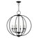Milania Six Light Chandelier in Black w/ Brushed Nickels (107|4666-04)