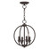Milania Four Light Mini Chandelier/Ceiling Mount in Bronze (107|4664-07)