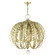 Acanthus Five Light Chandelier in Hand Applied Winter Gold (107|46235-28)