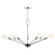 Prague Seven Light Chandelier in Brushed Nickel w/ Black (107|45837-91)