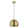 Stockton One Light Pendant in Antique Brass w/Polished Brass (107|45482-01)