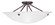Oasis Four Light Ceiling Mount in Bronze (107|4275-07)