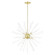 Utopia 12 Light Foyer Pendant in Satin Brass (107|41259-12)