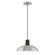 Metal Shade Mini Pendants One Light Mini Pendant in Brushed Nickel w/ Bronze (107|41193-91)