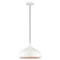 Amador One Light Mini Pendant in Shiny White w/ Polished Chromes (107|41172-69)