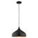 Amador One Light Mini Pendant in Shiny Black w/ Polished Chromes (107|41172-68)