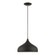 Amador One Light Pendant in Textured Black w/Antique Brass (107|41172-14)
