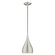 Amador One Light Mini Pendant in Brushed Aluminum w/ Polished Chromes (107|41171-66)