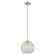 Cassandra One Light Mini Pendant in Brushed Nickel (107|40440-91)