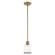 Middlebush One Light Mini Pendant in Antique Brass (107|40210-01)