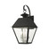 Wentworth Three Light Outdoor Wall Lantern in Black w/ Brushed Nickel Cluster (107|27218-04)