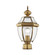 Monterey One Light Outdoor Post-Top Lanterm in Antique Brass (107|2153-01)