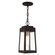 Oslo One Light Outdoor Pendant in Bronze w/ Antique Brass (107|20854-07)