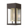 Franklin One Light Outdoor Wall Lantern in Bronze w/Soft Gold Candle and Brushed Nickel Stainless Steel Reflector (107|20761-07)