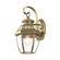 Monterey One Light Outdoor Wall Lantern in Antique Brass (107|2051-01)